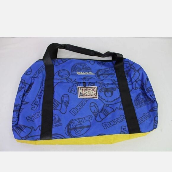 MITCHELL & NESS NBA HARDWOOD CLASSICS DENVER NUGGETS DUFFLE BAG NWOT - Picture 4 of 6